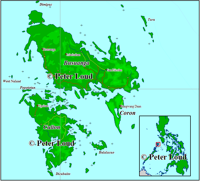 Map of Coron