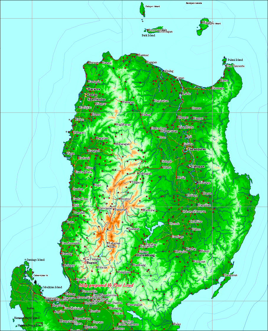 Map of North Luzon