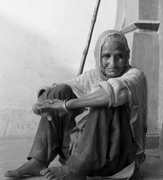 Blind Woman Pilgrim, Golden Temple, Amritsar, India